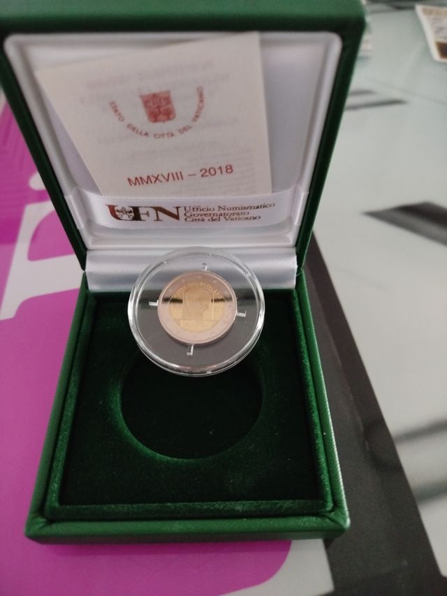 Moneda Vaticano Padre Pío 2018