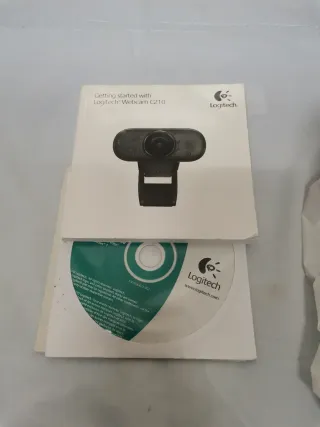 Webcam Logitech C210 Negra/Gris