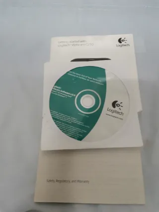 Webcam Logitech C210 Negra/Gris