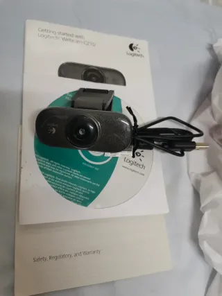 Webcam Logitech C210 Negra/Gris