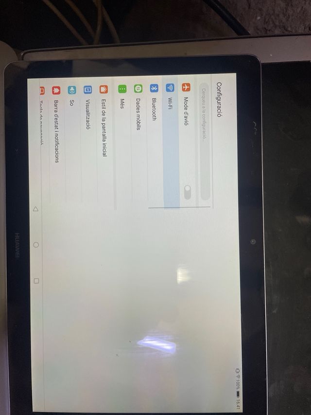 Tablet Huawei Negra/Azul con sim