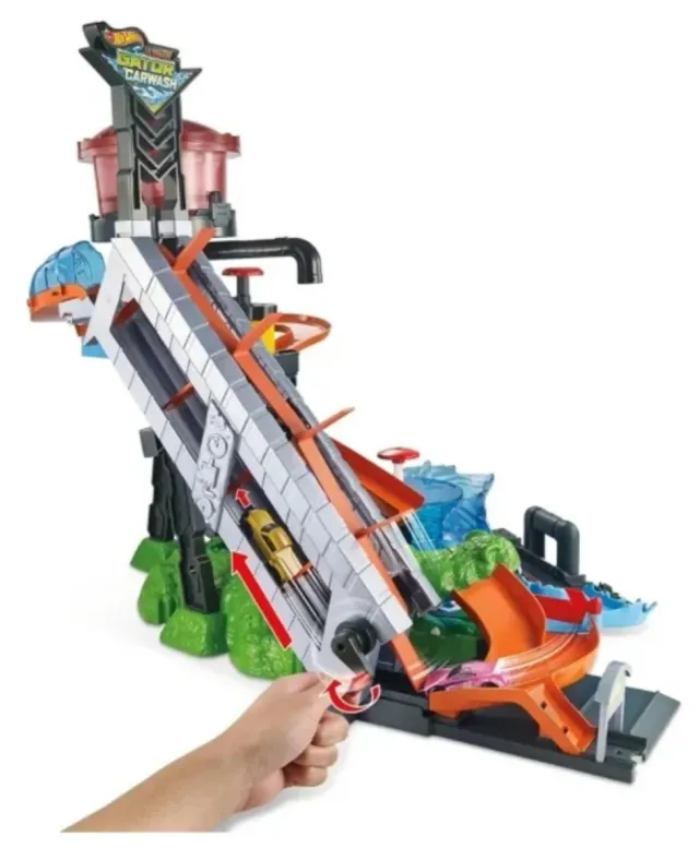 Pista Hot Wheels Cocodrilo Destructor