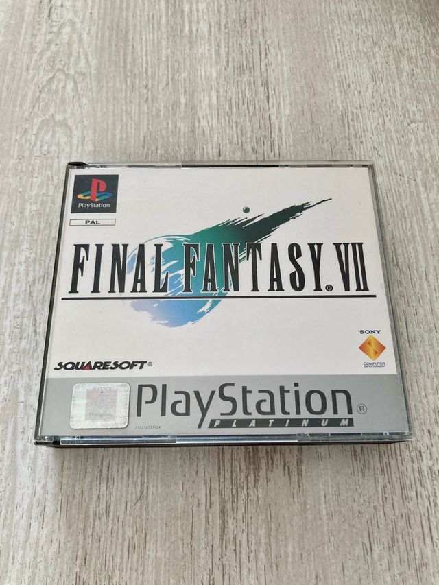 Final Fantasy VII Platinum PS1 pal españa