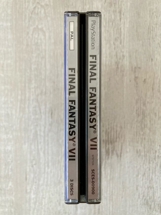 Final Fantasy VII Platinum PS1 pal españa