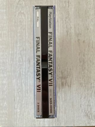 Final Fantasy VII Platinum PS1 pal españa