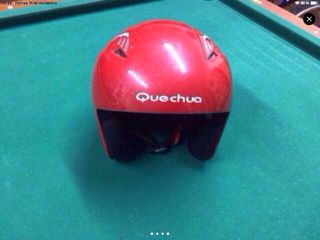 Casco de esquí rojo Quechua