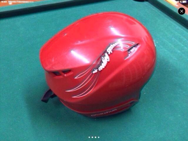 Casco de esquí rojo Quechua