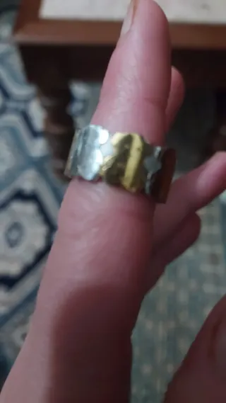 Anillo Tous Oro y Plata 3m