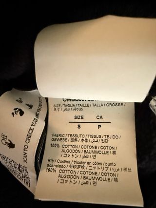 Felpa Off-White nera con cappuccio