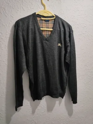 Jersey Burberry Hombre Talla S Gris