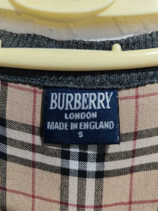 Jersey Burberry Hombre Talla S Gris