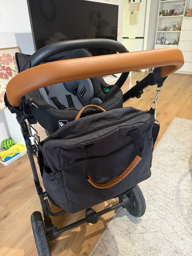 Cochecito trio de bebé Lionelo azul