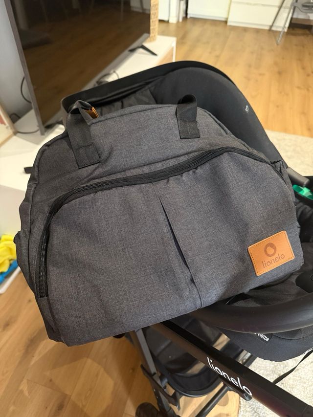 Cochecito trio de bebé Lionelo azul