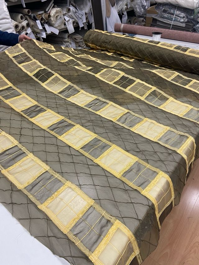 Tenda Seta Verde Gialla