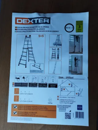Escalera Dexter Multifunción Aluminio