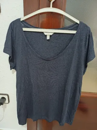 Camiseta H&M Negra Talla XL