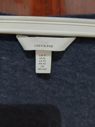 Camiseta H&M Negra Talla XL