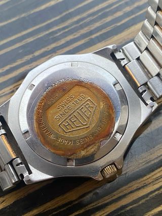 Reloj Heuer 3000 Quartz Vintage acero y baño de or