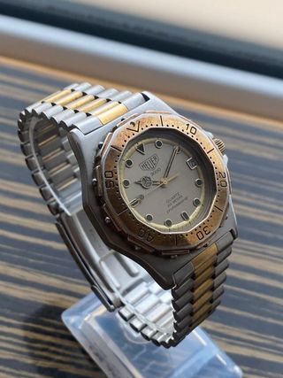 Reloj Heuer 3000 Quartz Vintage acero y baño de or