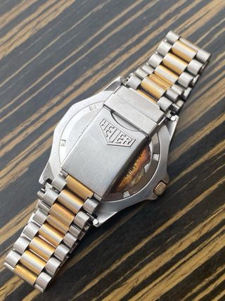 Reloj Heuer 3000 Quartz Vintage acero y baño de or