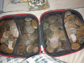 Lote de monedas de cobre antiguas