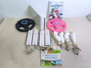 Pack Consola Wii + Accesorios y Juegos