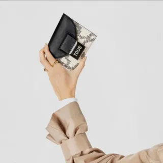 Cartera Flap Tous Kaos Pix Beige