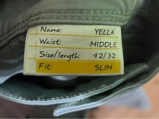 Pantalones pitillo azul turquesa