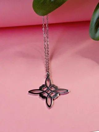 Nudo de Bruja PLATEADO - ACERO INOX. Regulable