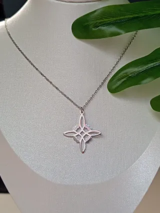 Nudo de Bruja PLATEADO - ACERO INOX. Regulable