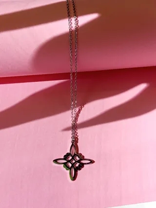 Nudo de Bruja PLATEADO - ACERO INOX. Regulable