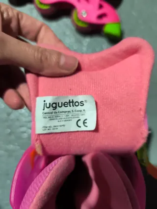 Patines en línea infantiles rosas talla 29-32