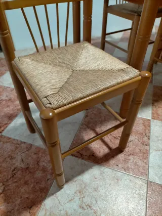 Mesa de cocina madera extensible y cristal