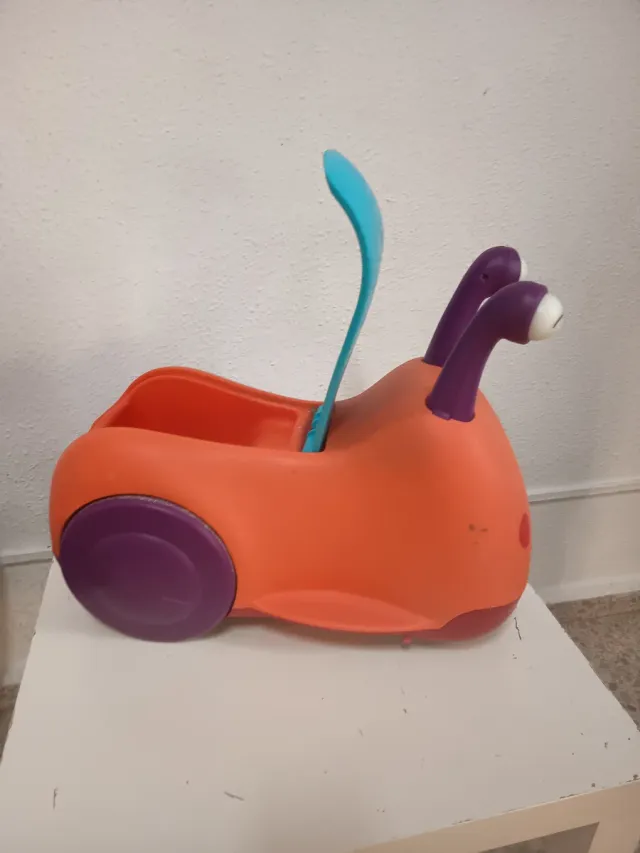 Correpasillos Caracol Naranja y Morado