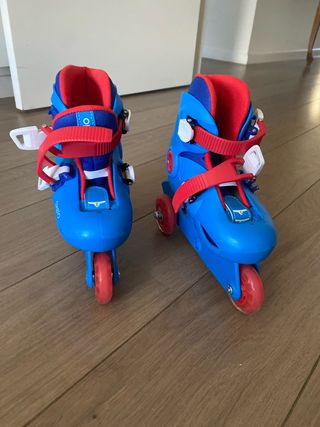 Patines Oxelo Azules Talla Ajustable 26-28