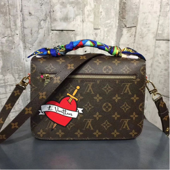 Bolso muy bonito Marrón y Rosa