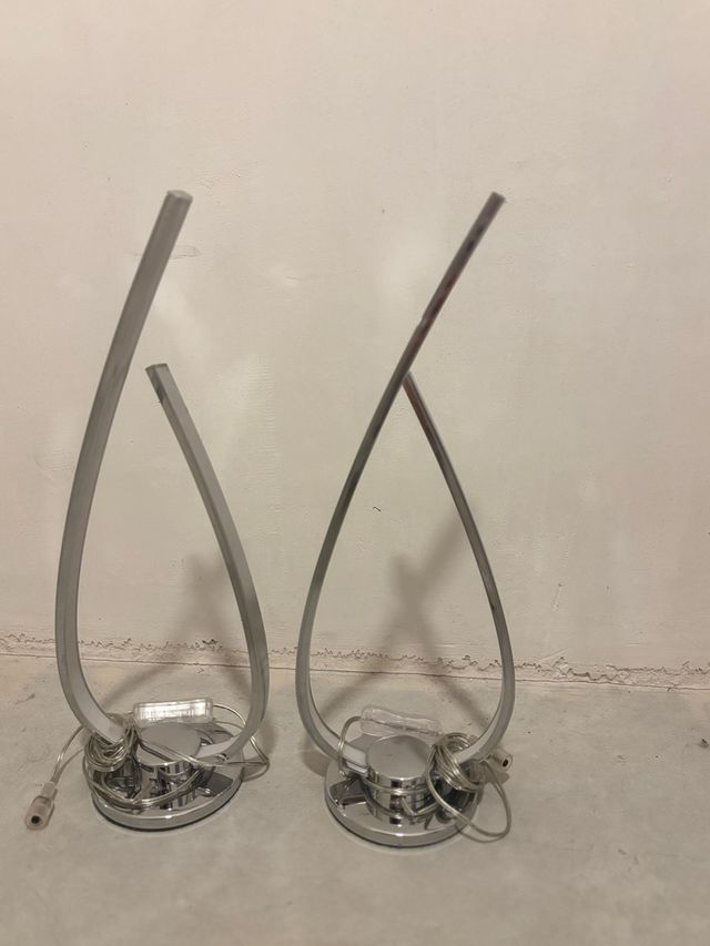 2 Lámparas Mesita Noche Diseño Moderno