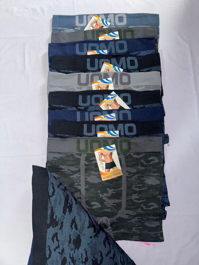Lote 12 boxers elásticos talla M/L