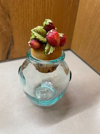 Set 2 vasetti Nadir con frutta