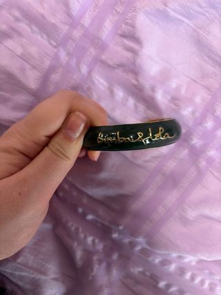 Pulsera Bimba y Lola verde y dorada