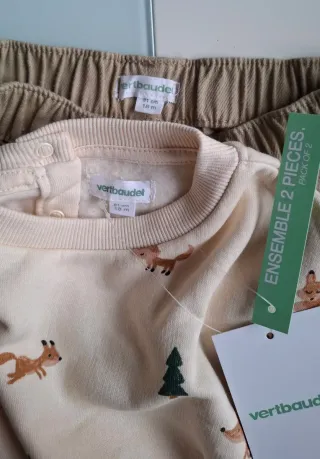 Conjunto Vertbaudet: Sudadera y Pantalón