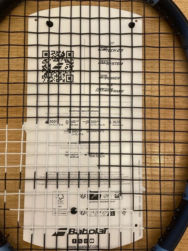 Raqueta de Tenis Babolat Pure Drive.