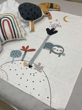 Conjunto mini cuna con peluches