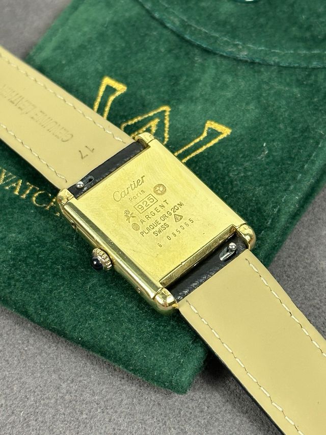 Cartier Tank Must de esfera limón spyder