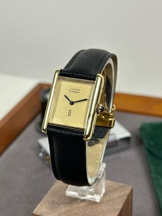Cartier Tank Must de esfera limón spyder
