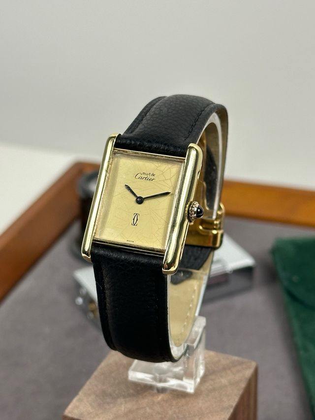 Cartier Tank Must de esfera limón spyder