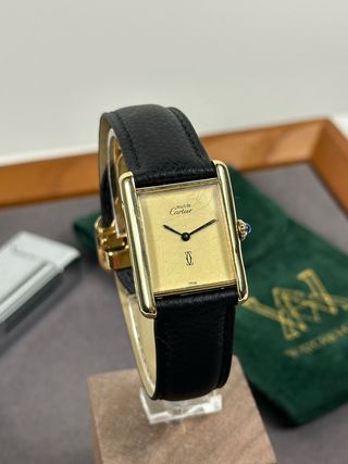Cartier Tank Must de esfera limón spyder