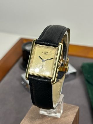 Cartier Tank Must de esfera limón spyder