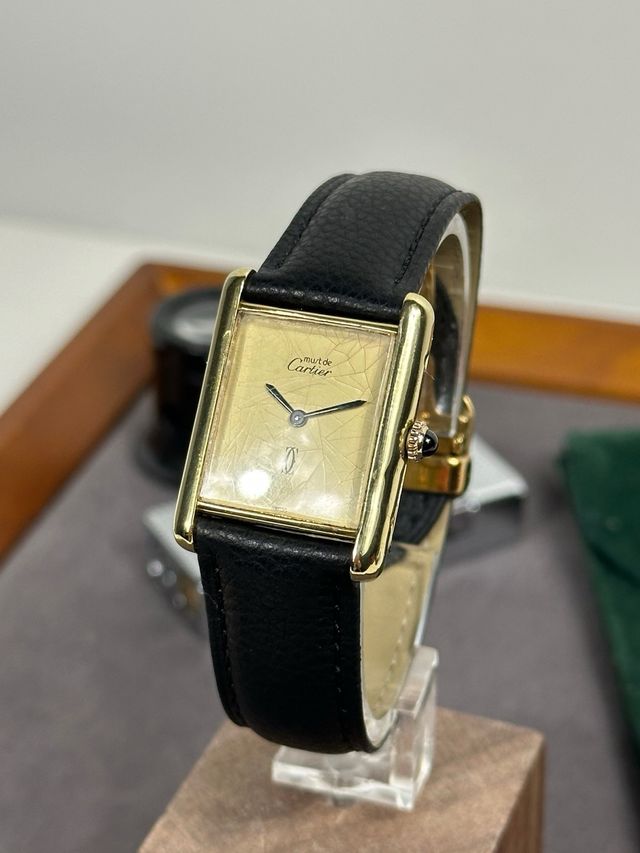 Cartier Tank Must de esfera limón spyder