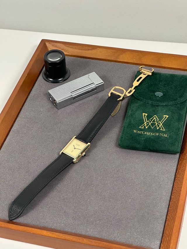 Cartier Tank Must de esfera limón spyder